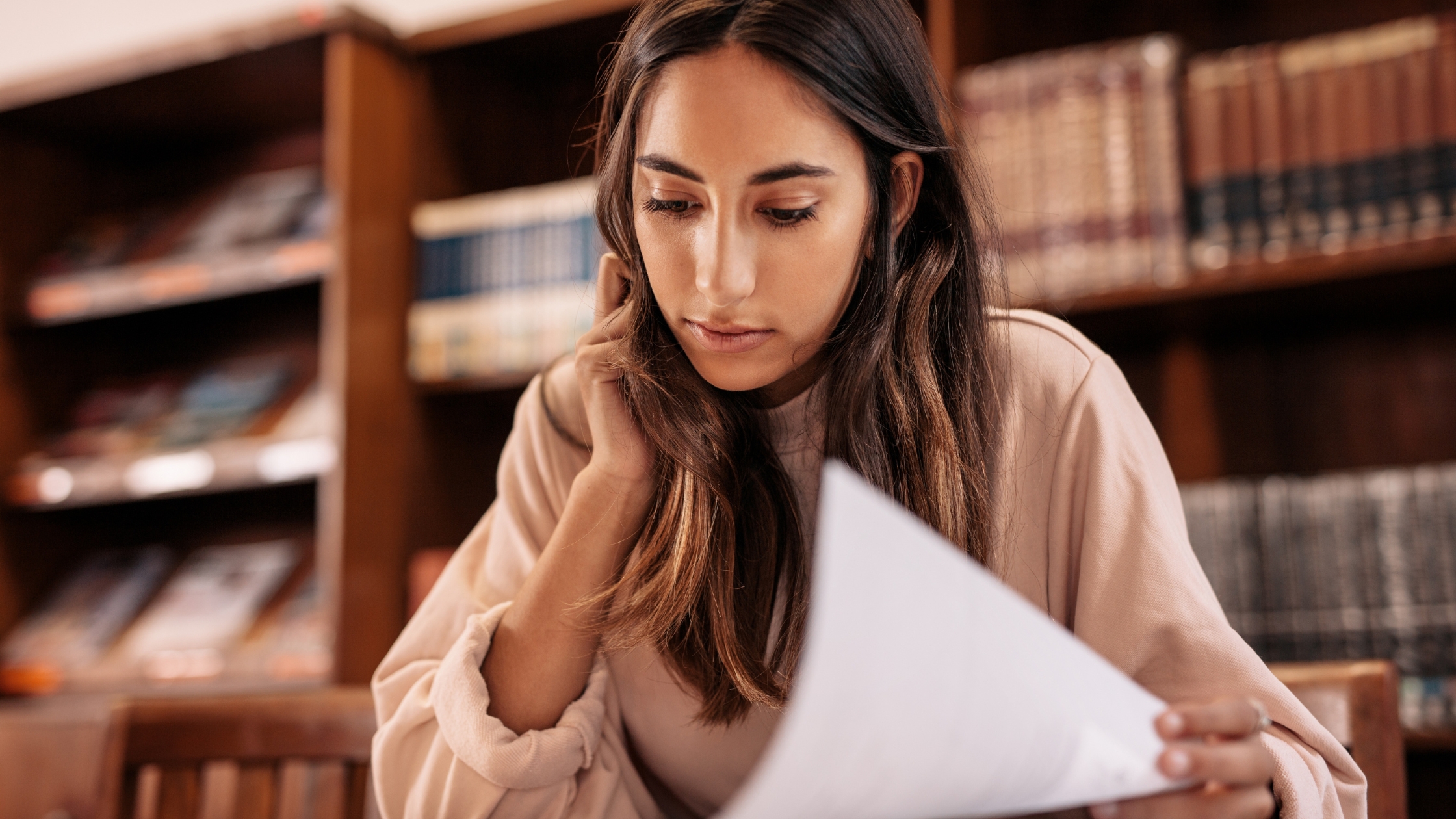 Lady Studying